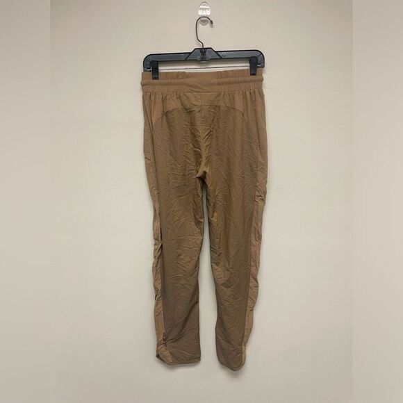 Without Walls Tan Drawstring Trouser Cropped Track Pant Size Small - Picture 9 of 11